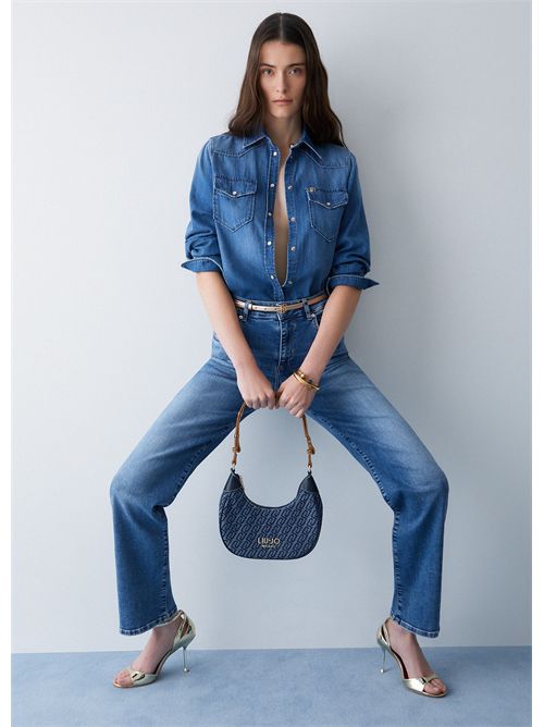 Jeans straight a vita alta LIU JO | UA6184D0314/78993